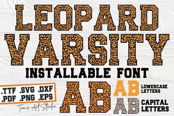 Ab Leopard Varsity: A Bold Display Font for Local Brands