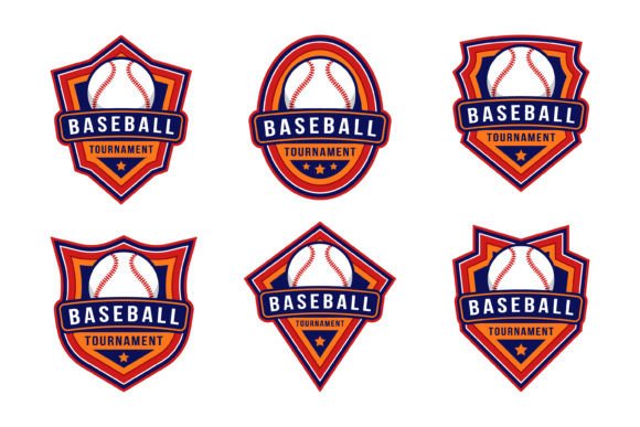 Baseball Badge Logo Graphics for Logos & Crafts