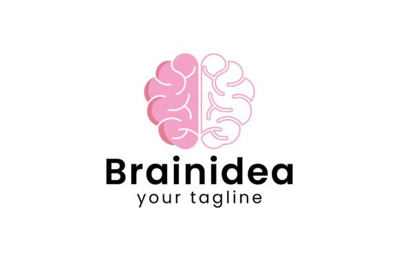 Brain Logo Vector Icon Illustration for Modern Graphics and Logos
