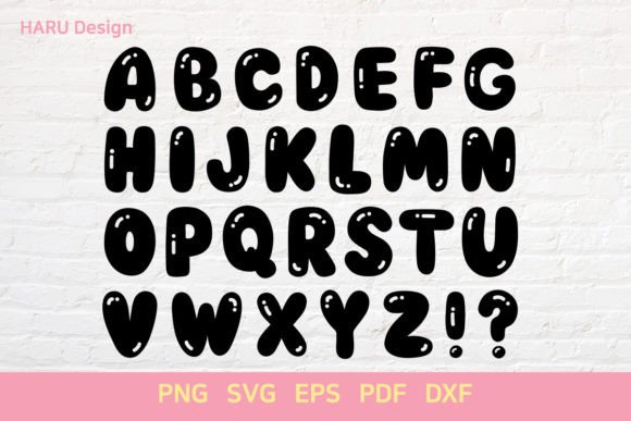 Bubble Font Review for Graphics and Crafts Projects