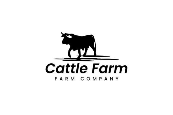 Cattle Farm Logo Illustration: Premium Graphics and Logos for Local Brands