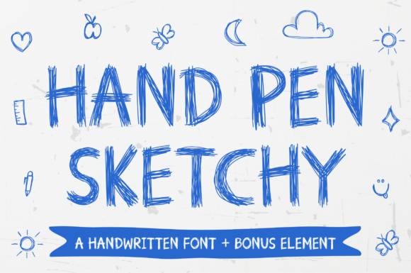 Hand Pen Sketchy Fonts: A Display Review for Sellers