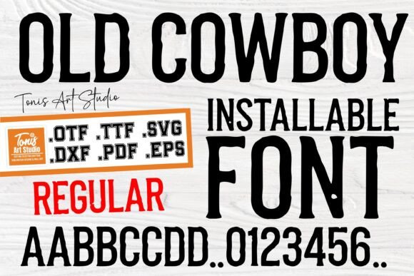 Old Cowboy Regular Fonts: A Display Review for Real Projects