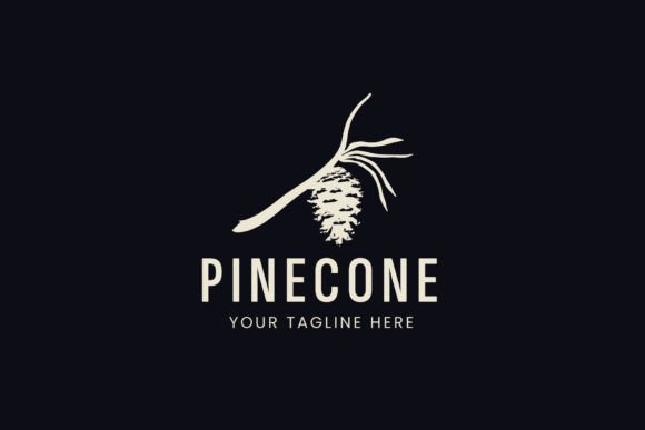 Pinecone Logo Vector Icon Illustration for Modern Graphics and Logos