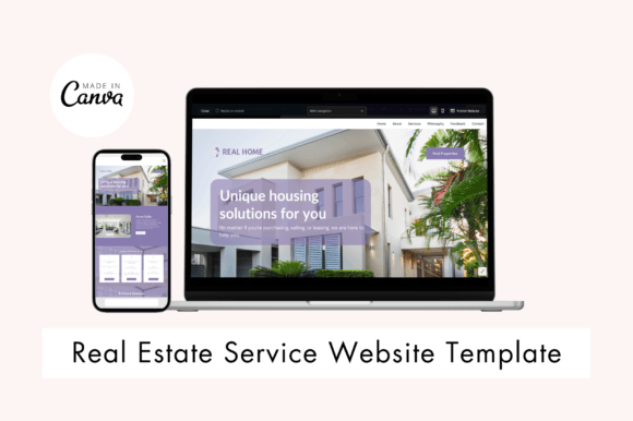 Premium Real Estate Website Template for Graphics and Site Templates