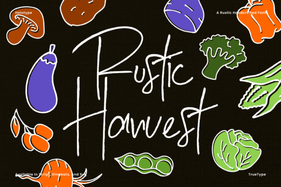 Real-World Review: Rustic Harvest Embroidery Font