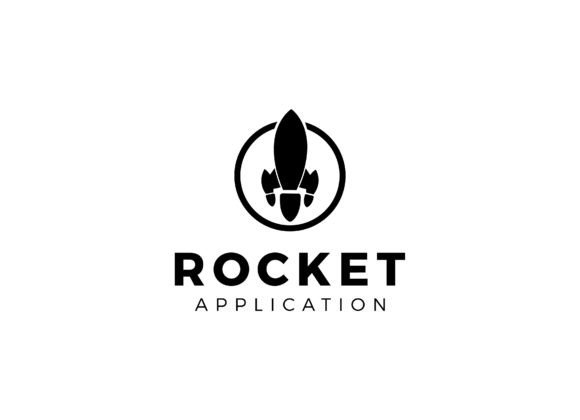 Rocket Launch Logo Design for Graphics and Logos