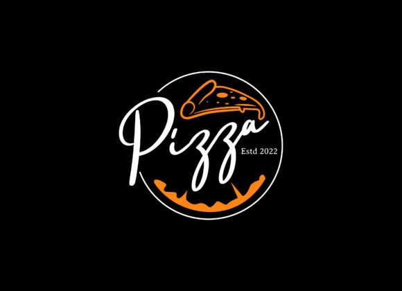 Slice Pizza Logo for Restaurant Graphics and Logos