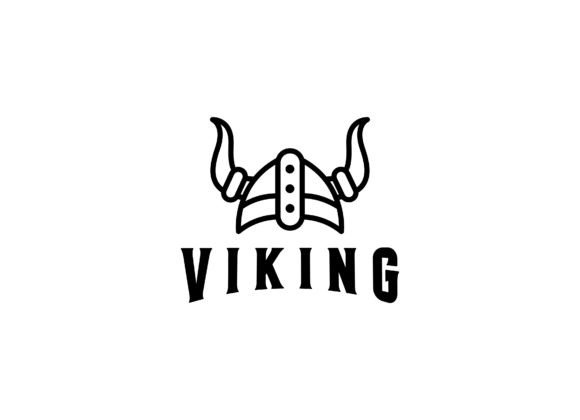 Viking Armor Helmet Logo Design Graphics for Logos